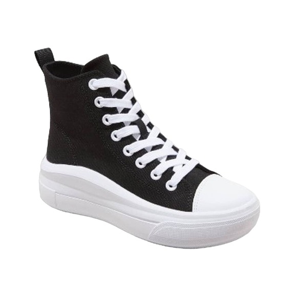 Women's Fallon High-Top Sneakers - Wild Fable Black, Size 10, NWT - Picture 1 of 10